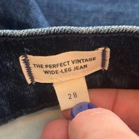 Madewell The Perfect Vintage Wide-Leg Jean in Nighthawk Wash - Picture 9 of 11